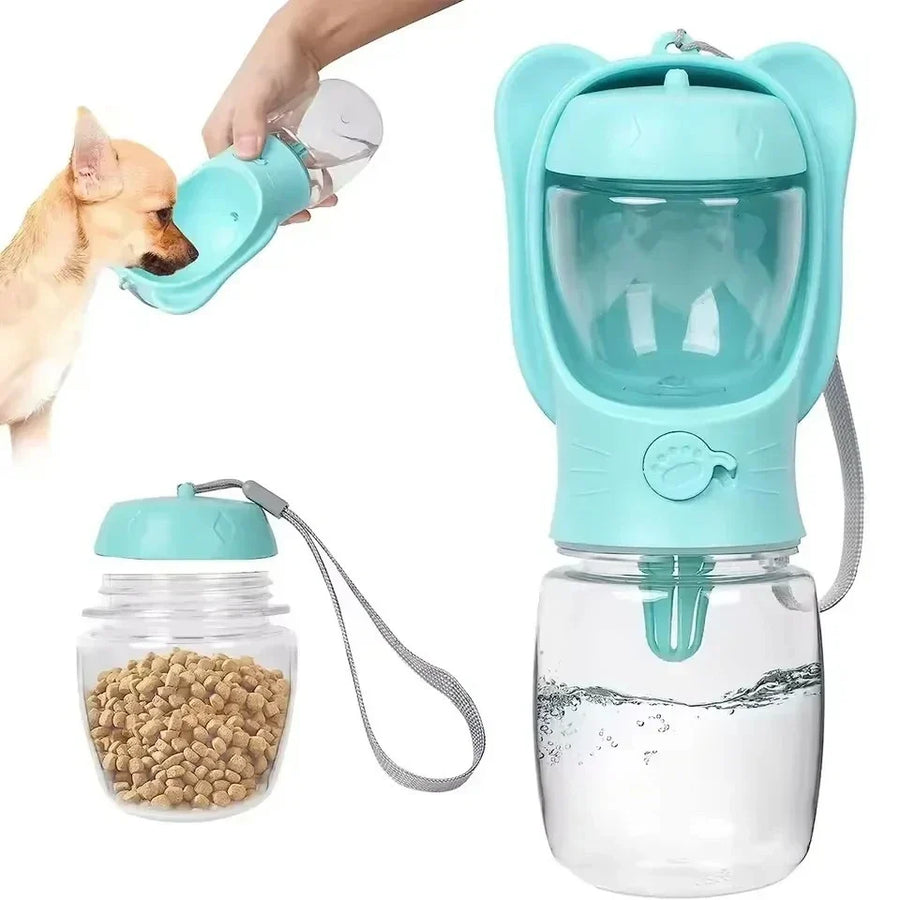 Pawtigo™ 2-in-1 Portable Pet Water Bottle