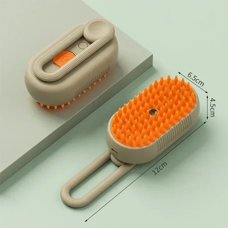 Pawtigo™ 3-in-1 Steam Grooming Brush — Less Shedding, Happier Pets