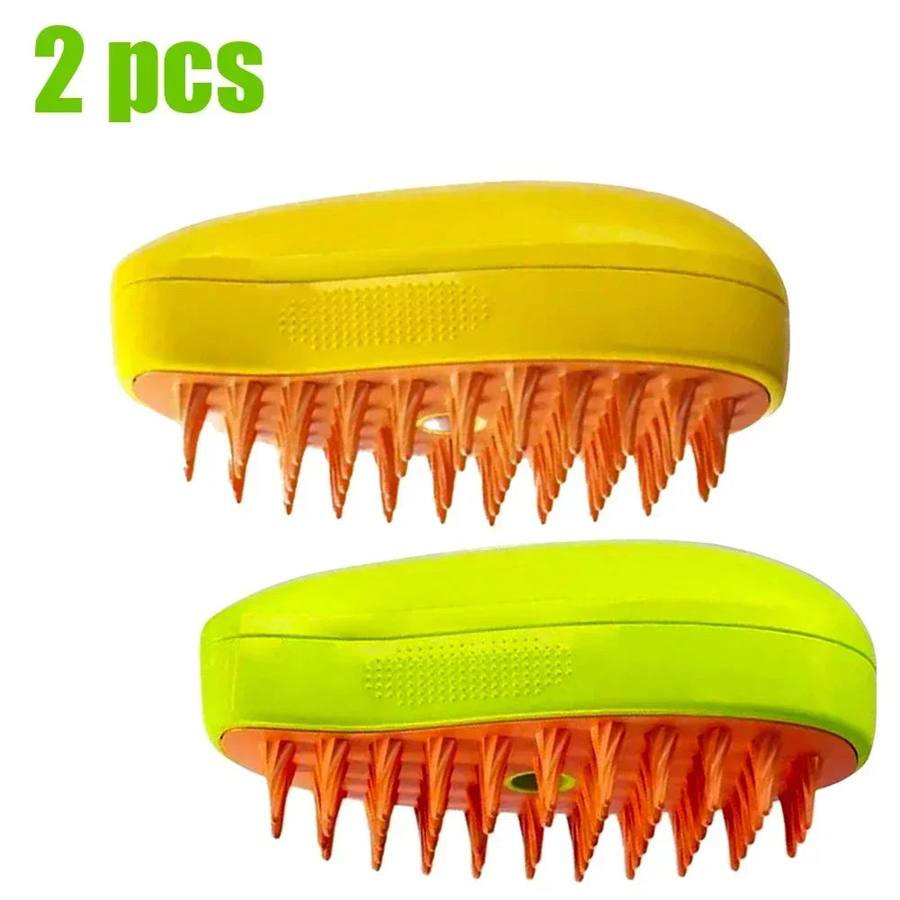 Pawtigo 3-in-1 pet grooming brush close-up