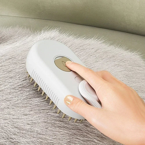 Pawtigo steam grooming brush for pet hair and grooming