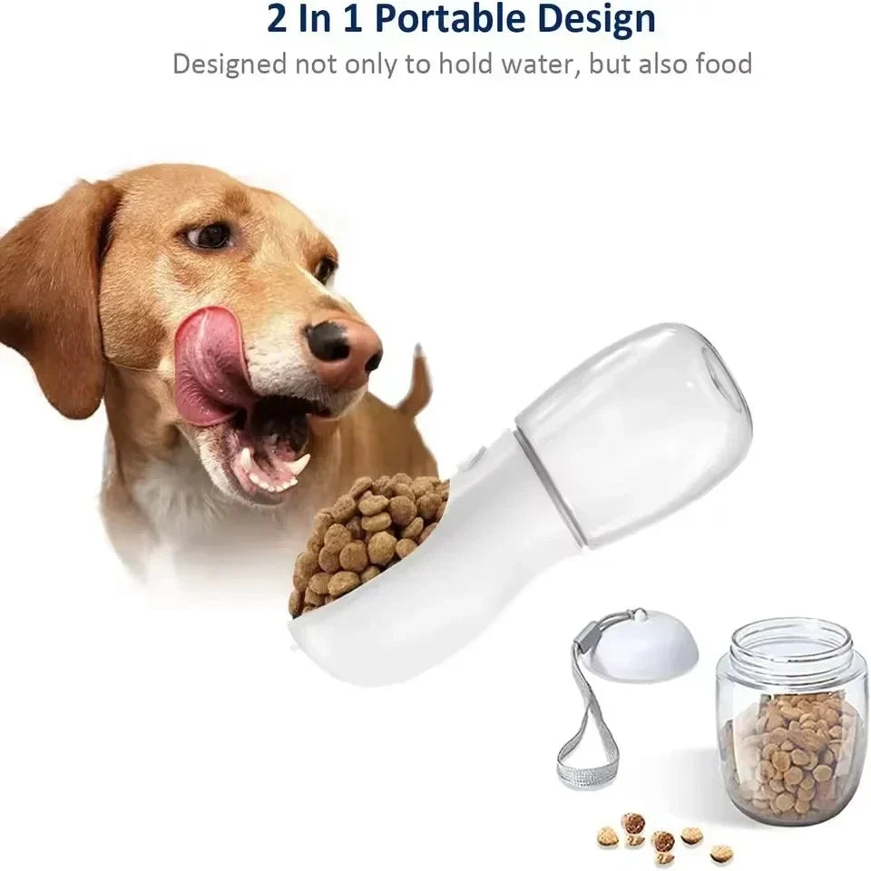 Pawtigo 2-in-1 pet travel feeding bottle